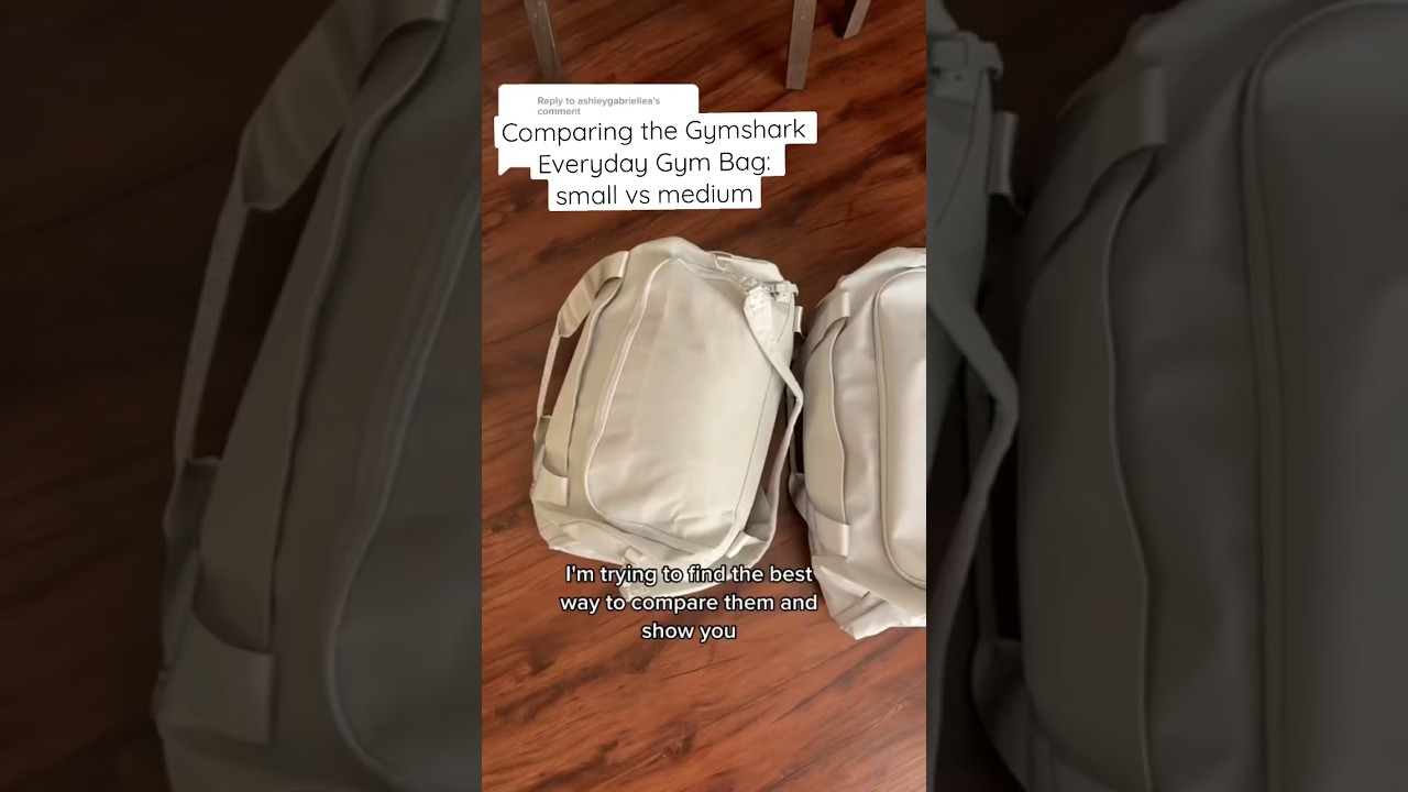 Unboxing and Comparing the Gymshark Small and Medium Everyday Gym Bag | Gym Bag Review