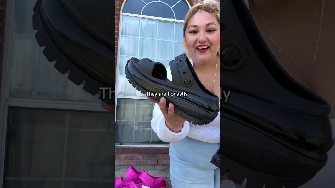 You saw the purple Mega Crush Croc, I had to get the new Croc Crush SANDAL - Review
