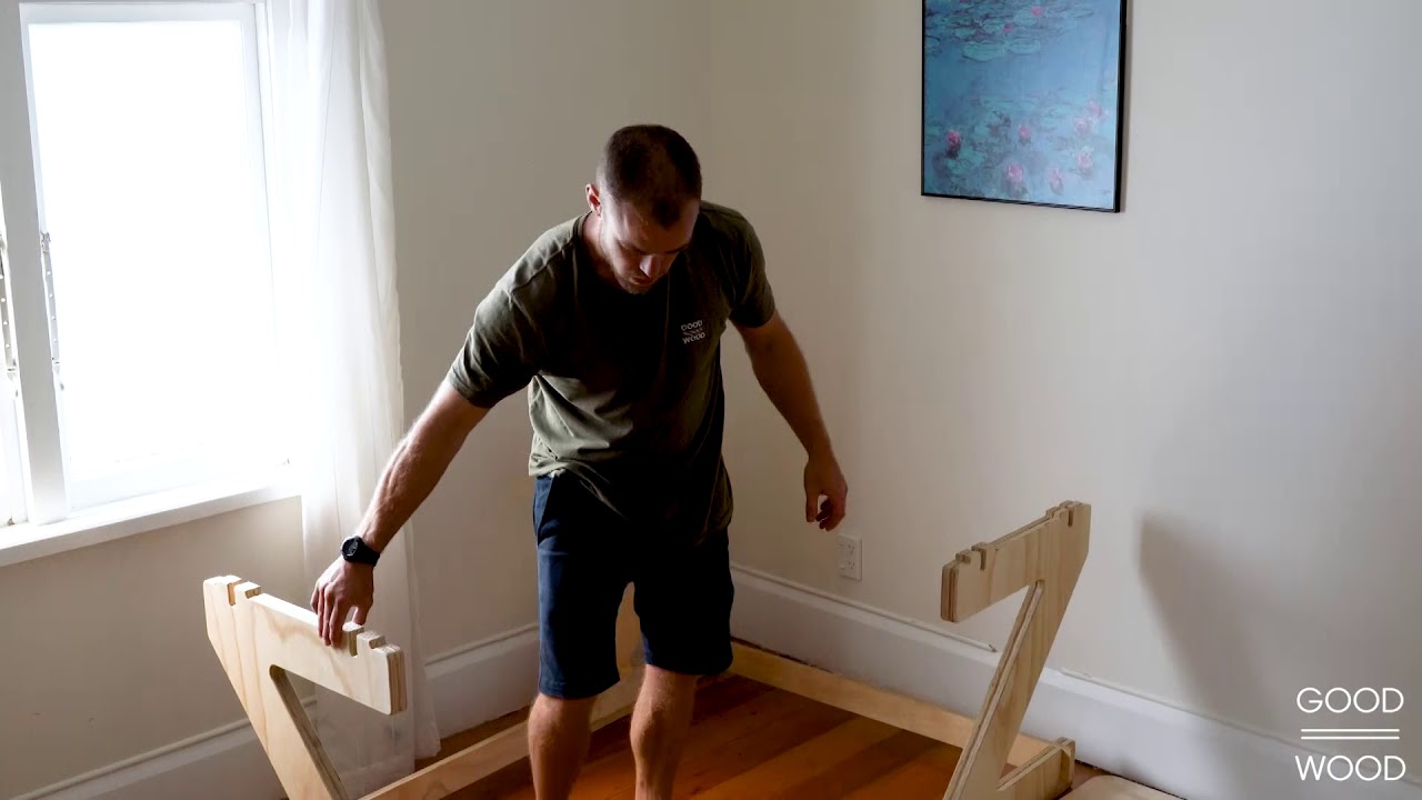Good Wood - Corner Desk Assembly