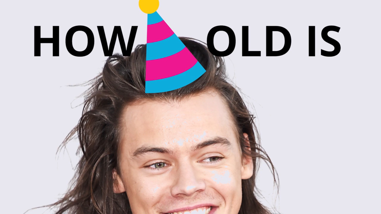 How old is Harry Styles? 🍰🎈