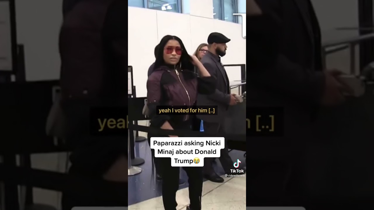 nicki minaj gets asked about donald trump | stan twitter