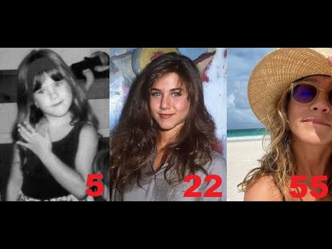 Jennifer Aniston from 0 to 53 years old