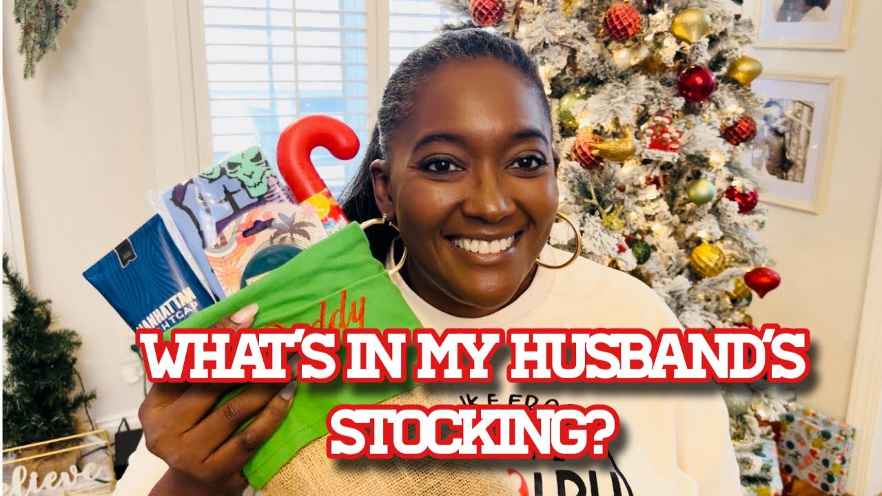 WHAT'S IN MY HUSBAND'S STOCKING| STOCKING STUFFERS FOR MEN| GIFT IDEAS FOR GUYS| #christmas