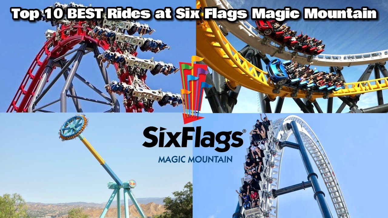 Top 10 BEST Rides at Six Flags Magic Mountain! | What Should YOU Ride and How LONG to Wait!?