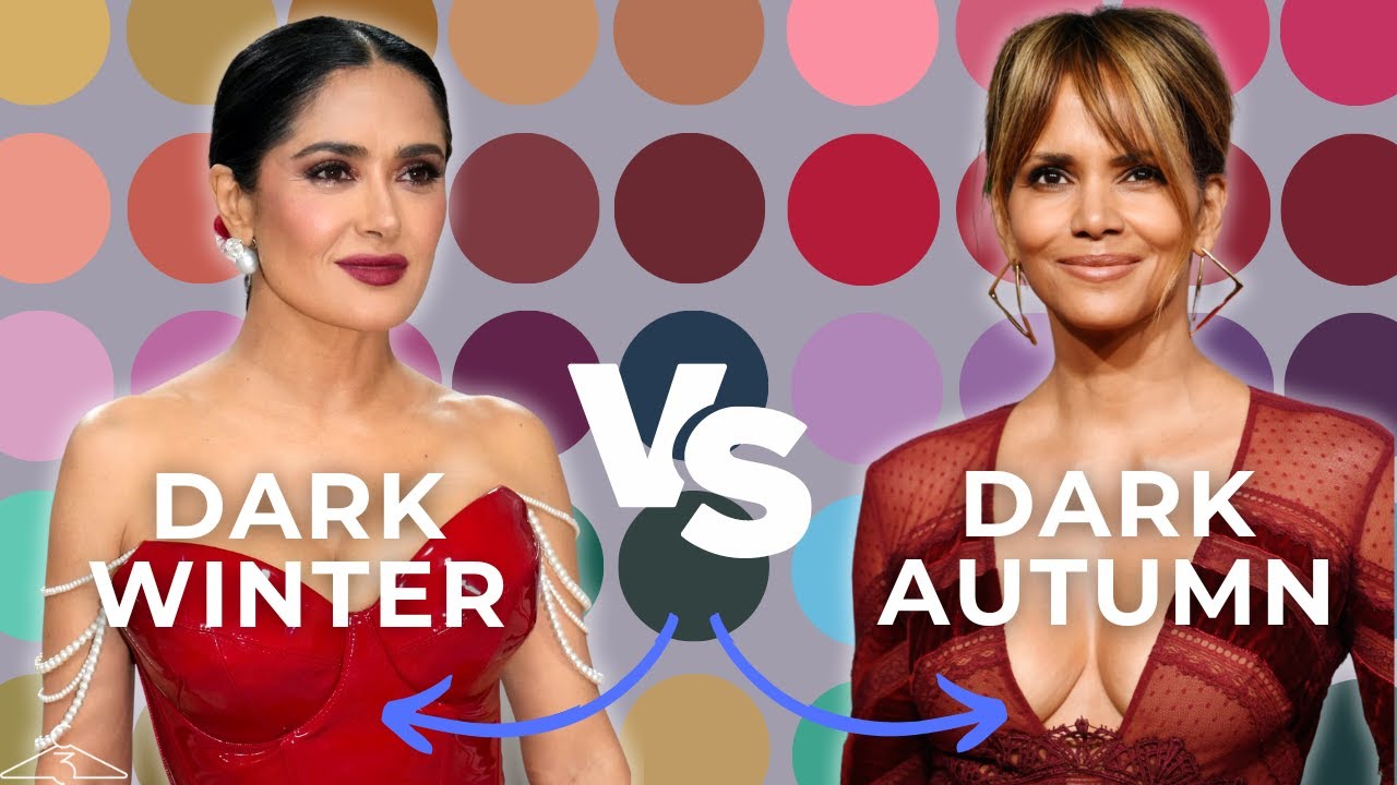 Dark Autumn vs Dark Winter | Seasonal Color Analysis