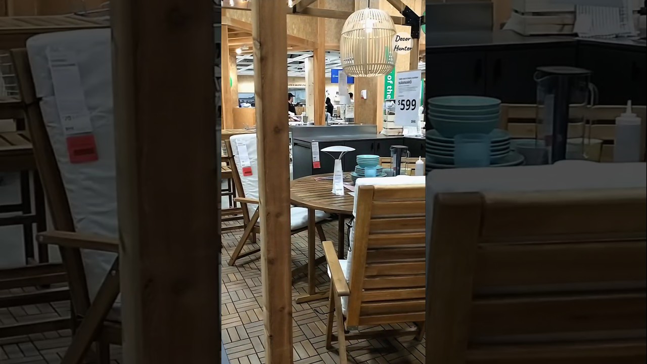 IKEA 2025 | IKEA outdoor furniture: NÄMMÄRO patio furniture👉check out my channel for IKEA videos