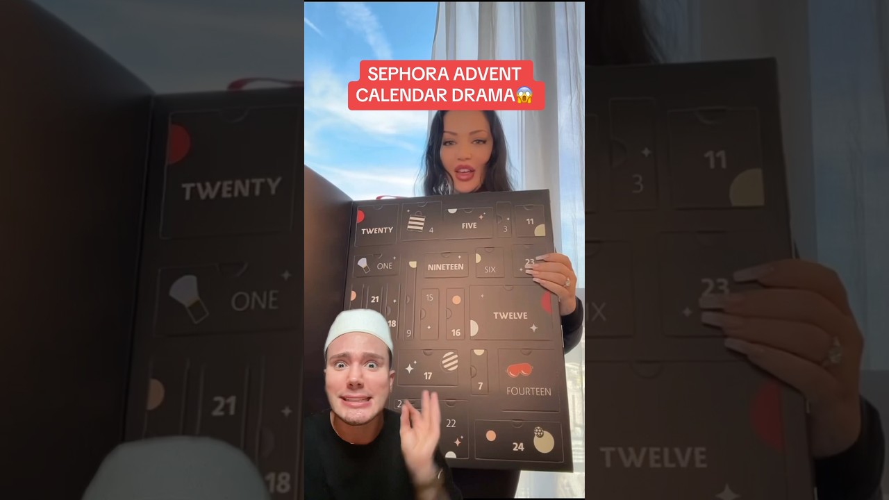 SEPHORA ADVENT CALENDAR DRAMA!😱 (follow for more💗) #sephora #beauty #beautytips #makeup #christmas