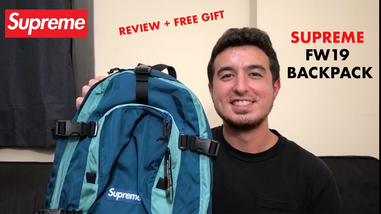 Supreme Backpack FW19 Dark Teal Review