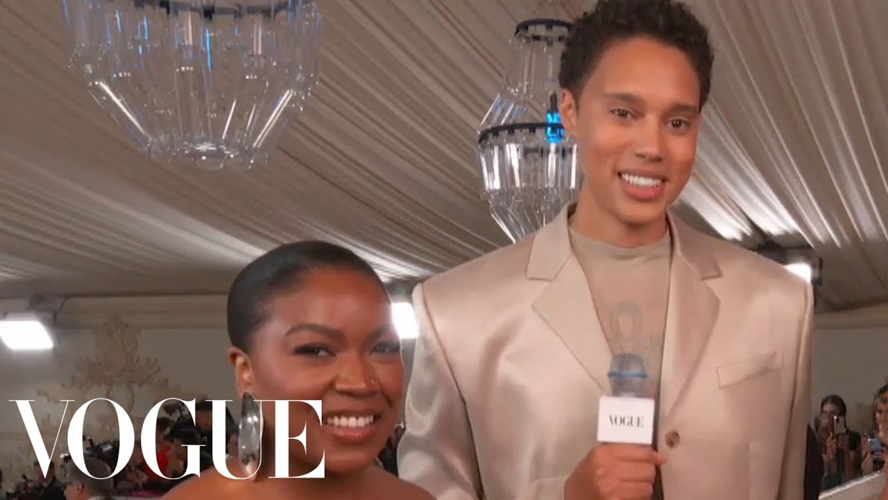 Brittney Griner & Wife Cherelle Griner's Emotional Met Gala Arrival | Met Gala 2023 | Vogue