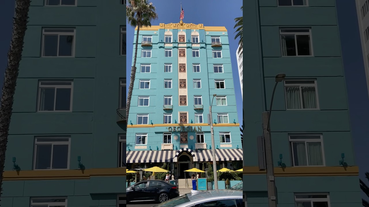 I get why Marilyn Monroe's stayed at this hotel all the time... Georgian Hotel Santa Monica #shorts