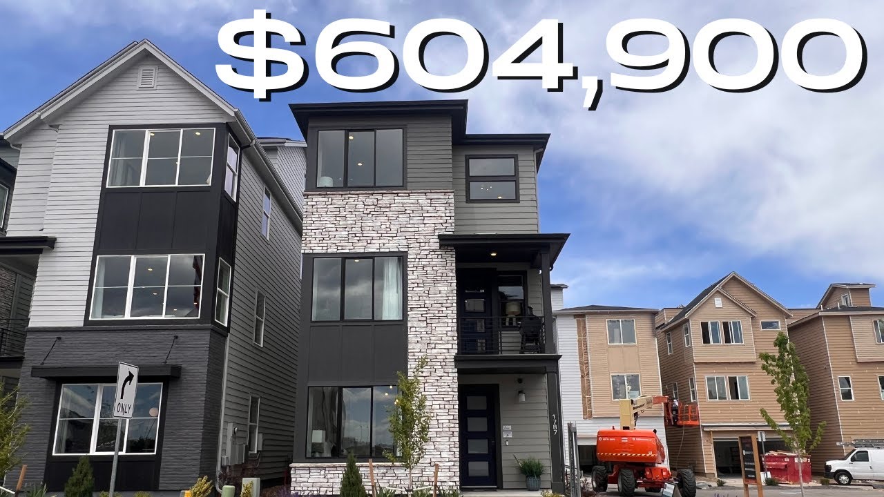 New Construction Home Tour 🏠 Maintenance Free Living in Broomfield, CO