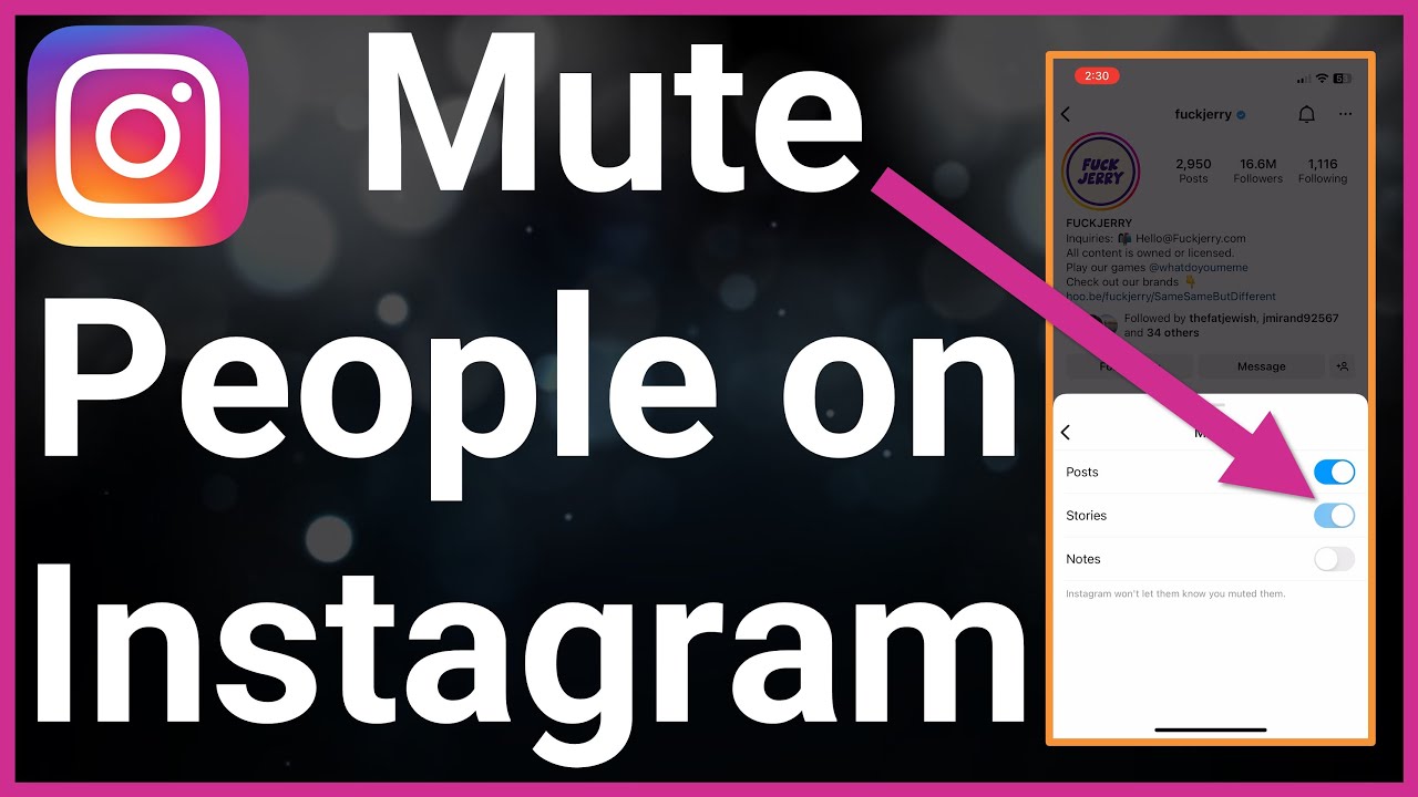 How To Mute Someone On Instagram