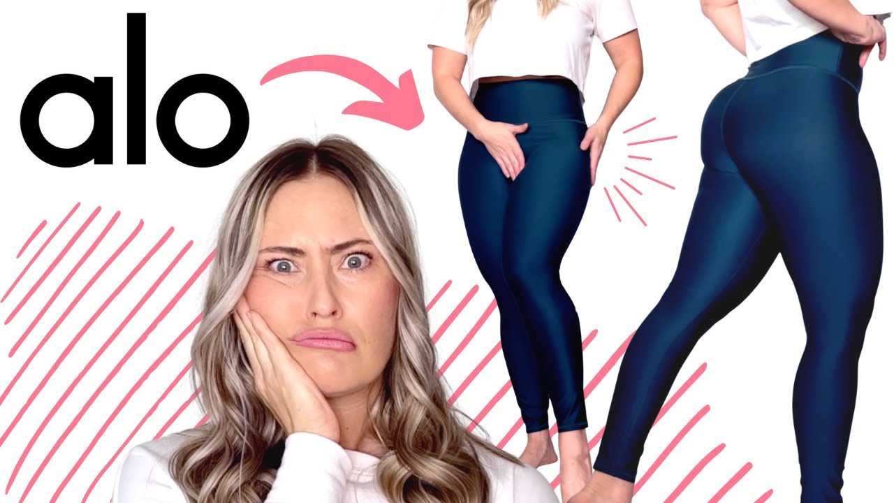 NEW ALO YOGA LEGGING TRY ON REVIEW / 7/8 HIGH WAIST AIRLIFT LEGGING HAUL