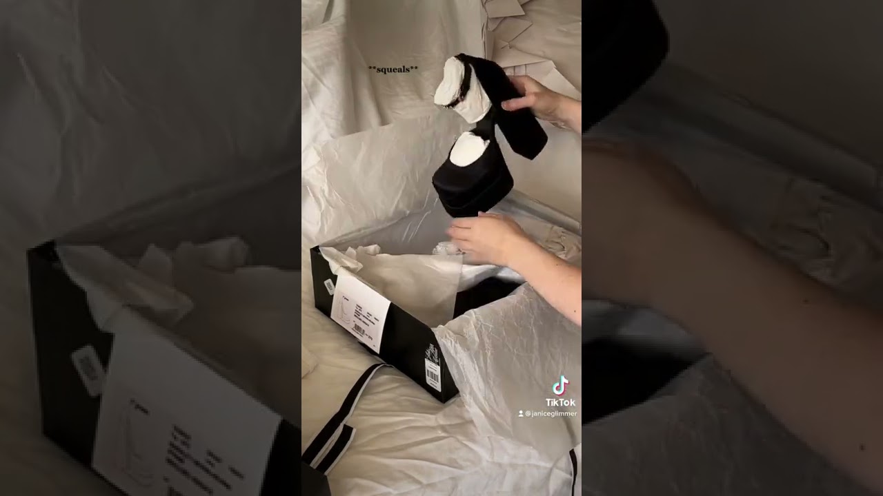 VERSACE Platform Heels Unboxing ✨ #fashion #versace #unboxing #haul #style
