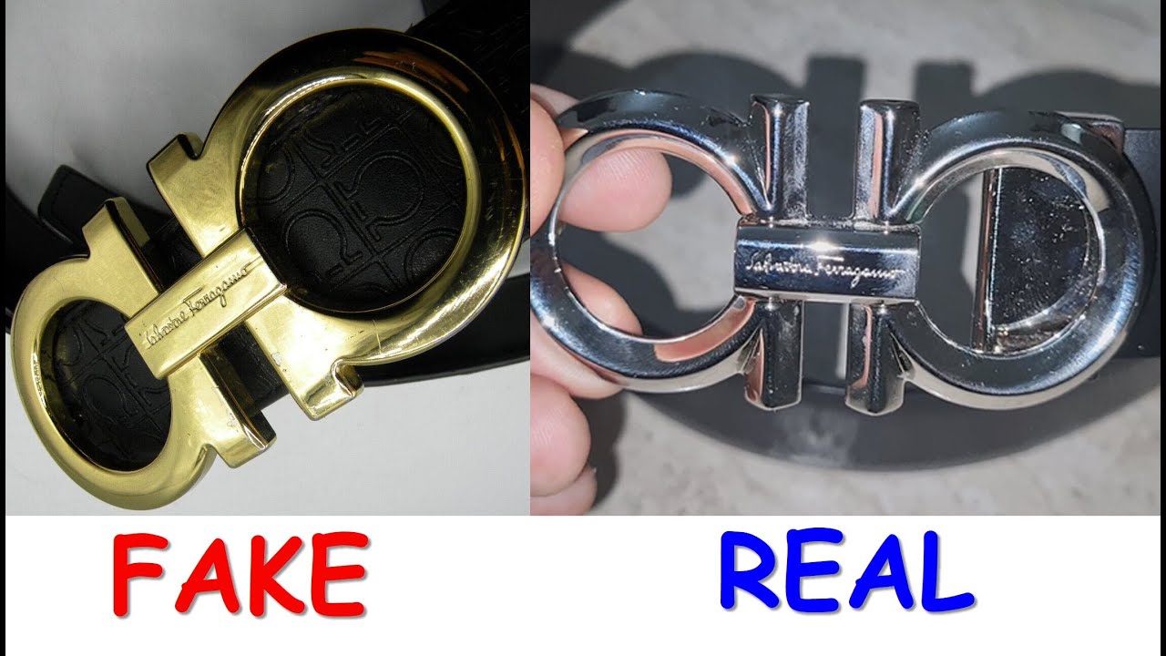 Ferragamo belt real vs fake. How to spot original Salvatore Ferragamo reversible gancini belt