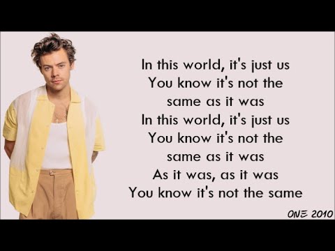 Harry Styles - As It Was (lyrics)