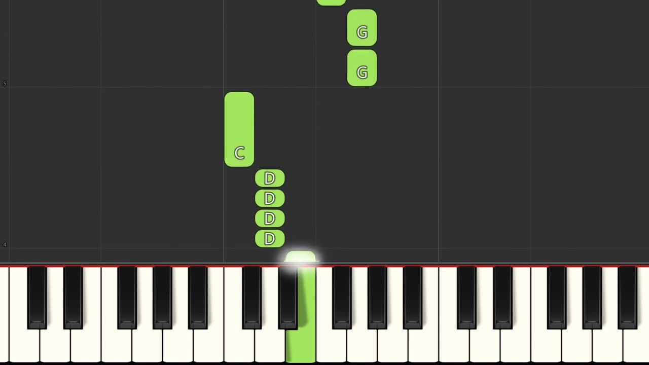 Alphabet Song (ABC Song) - Super Easy Piano Tutorial