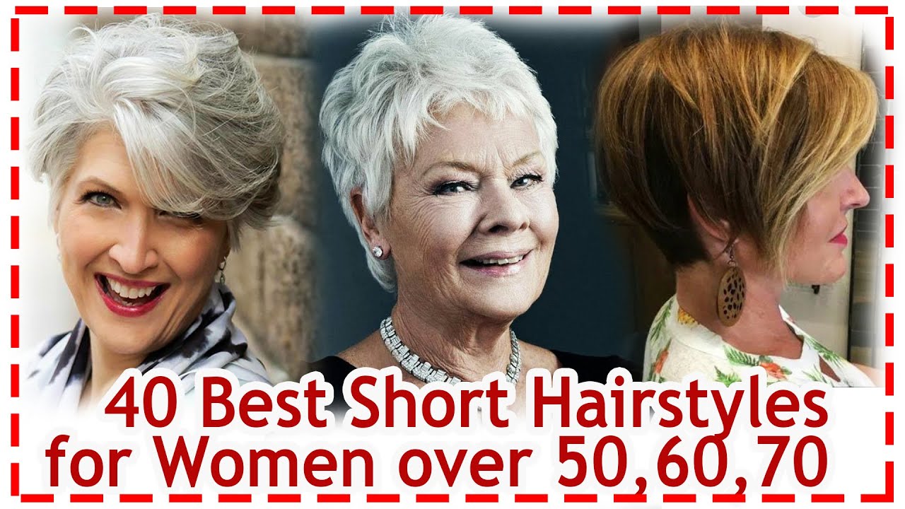 40 Best💕Short Hairstyles 2023 for Women over 50,60,70.