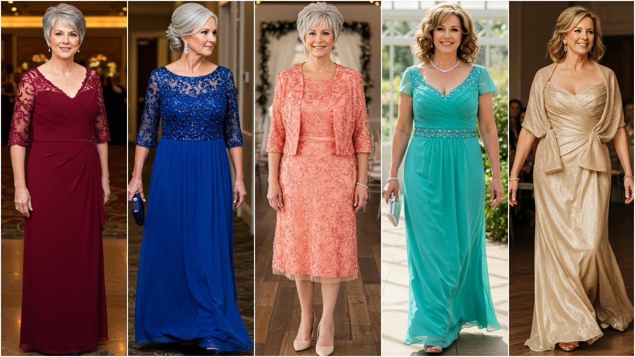 130+ Trendy Mother of The Groom Dresses Over 50s - Special Occasion Dresses for Moms