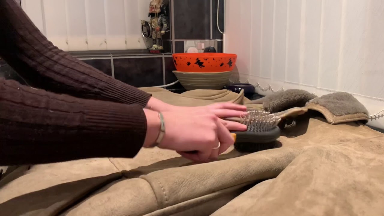 Washing a sheepskin coat