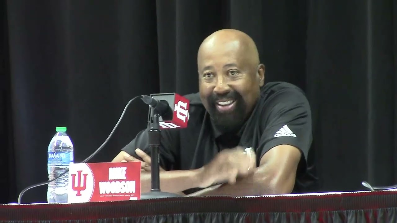 Mike Woodson 2023-24 Indiana media day press conference