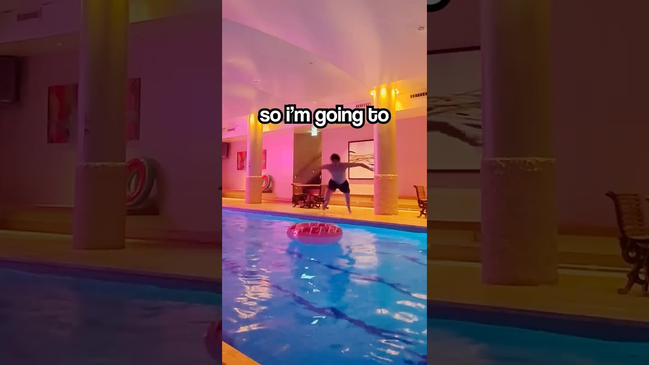 sneaking into 5* hotel pools