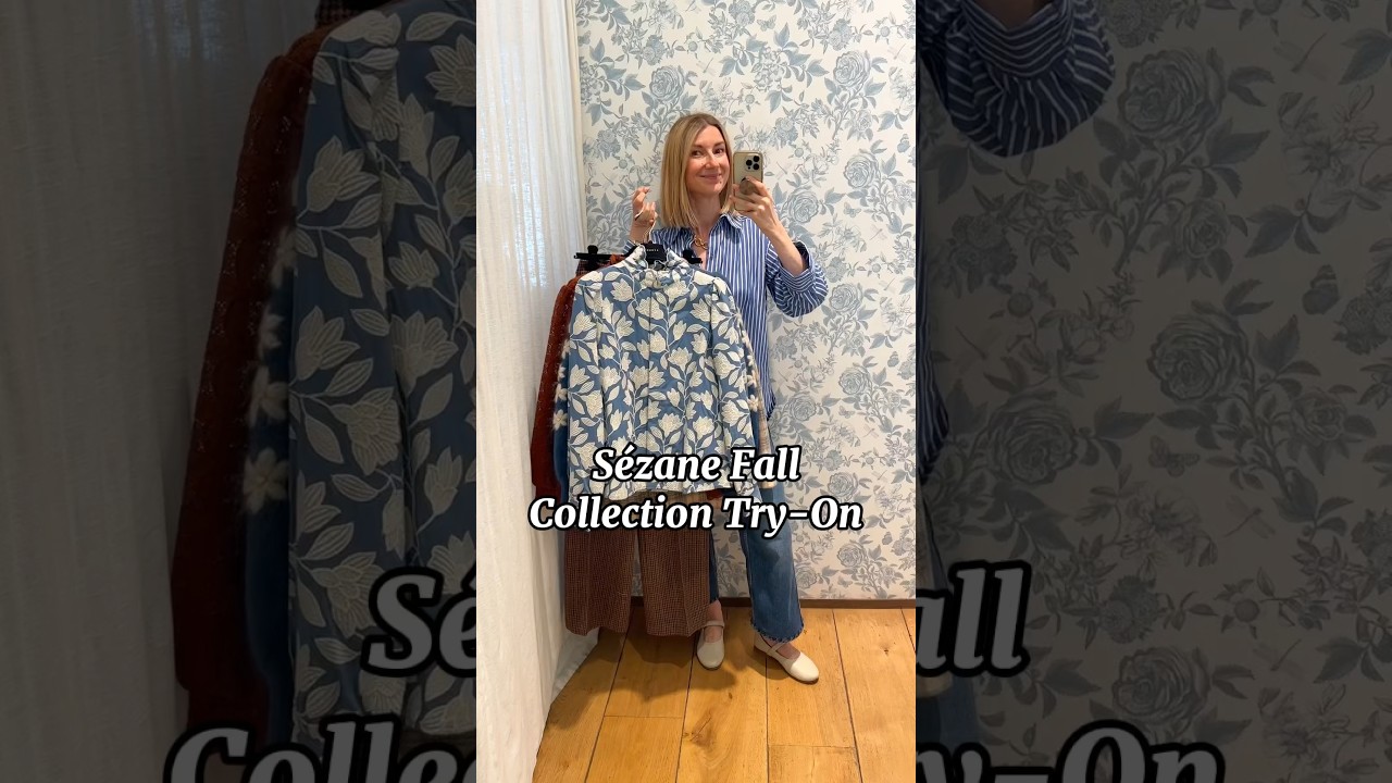 Sezane haul & try-on Fall collection 2024 #sezane #fashion #ootd #sezanehaul #style #fallfashion