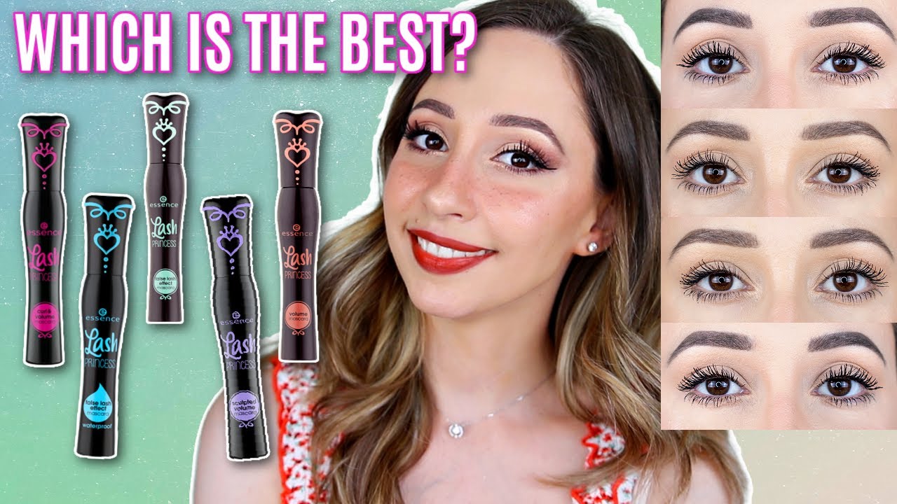 Which Essence Lash Princess Mascara Is The Best? Comparison,Wear Test | Best Drugstore Mascaras 2021