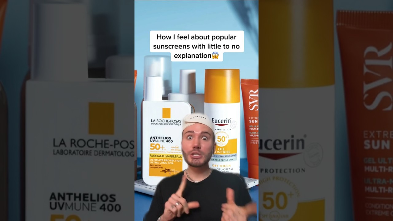 RATING POPULAR SUNSCREENS!😱 (follow for more!💗) #skincare #sunscreen #spf #skincareroutine #beauty