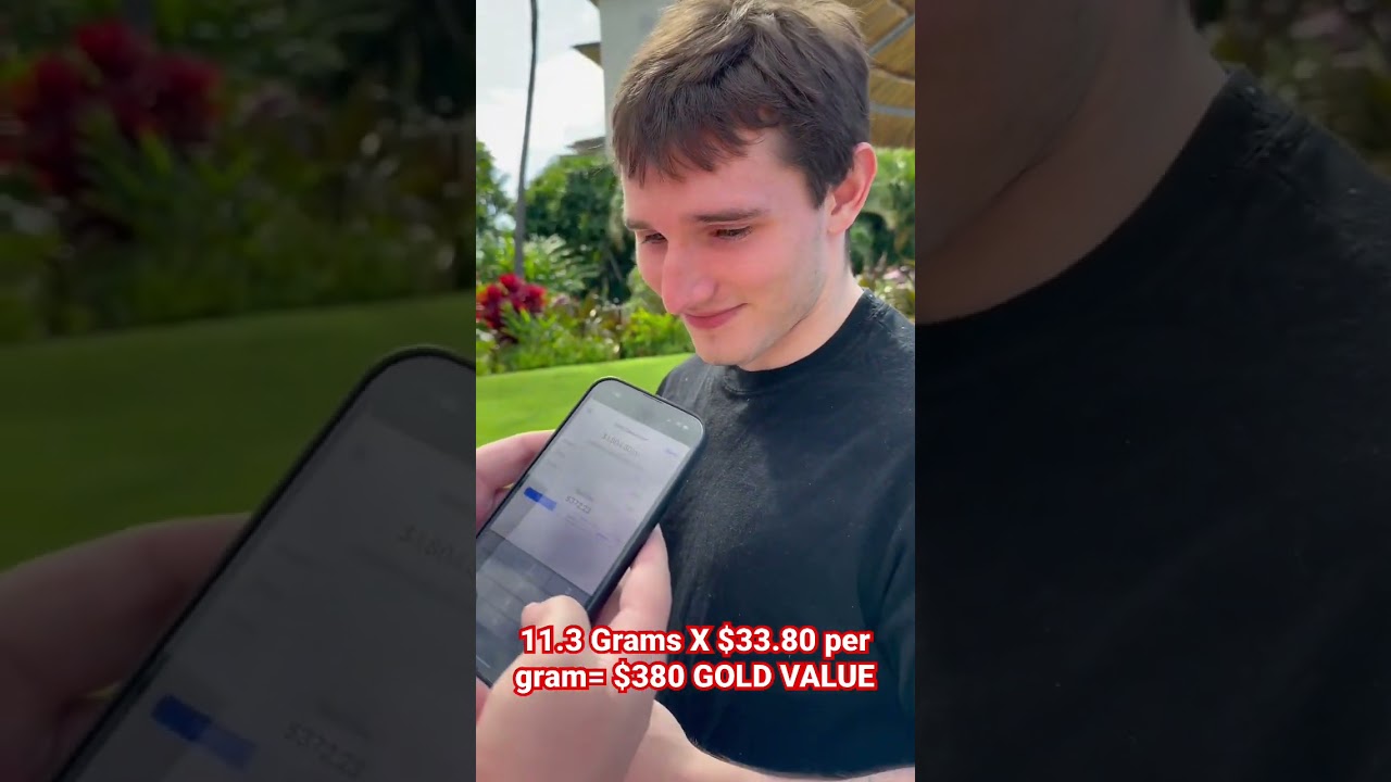 Did he OVER PAY for his GOLD chain?! #goldchain #buyinggold