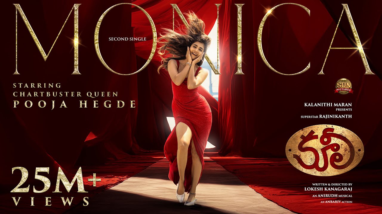 Monica - Telugu Song| COOLIE | Superstar Rajinikanth | Sun Pictures | Lokesh | Anirudh | Pooja Hegde