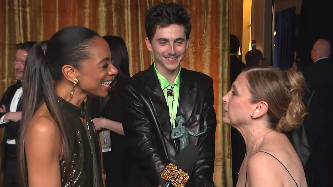 Timothée Chalamet’s Mom Recalls His 'Lil Timmy Tim' Days After SAG Win (Exclusive)