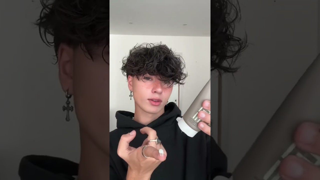 wavy hair tutorial💇♂️