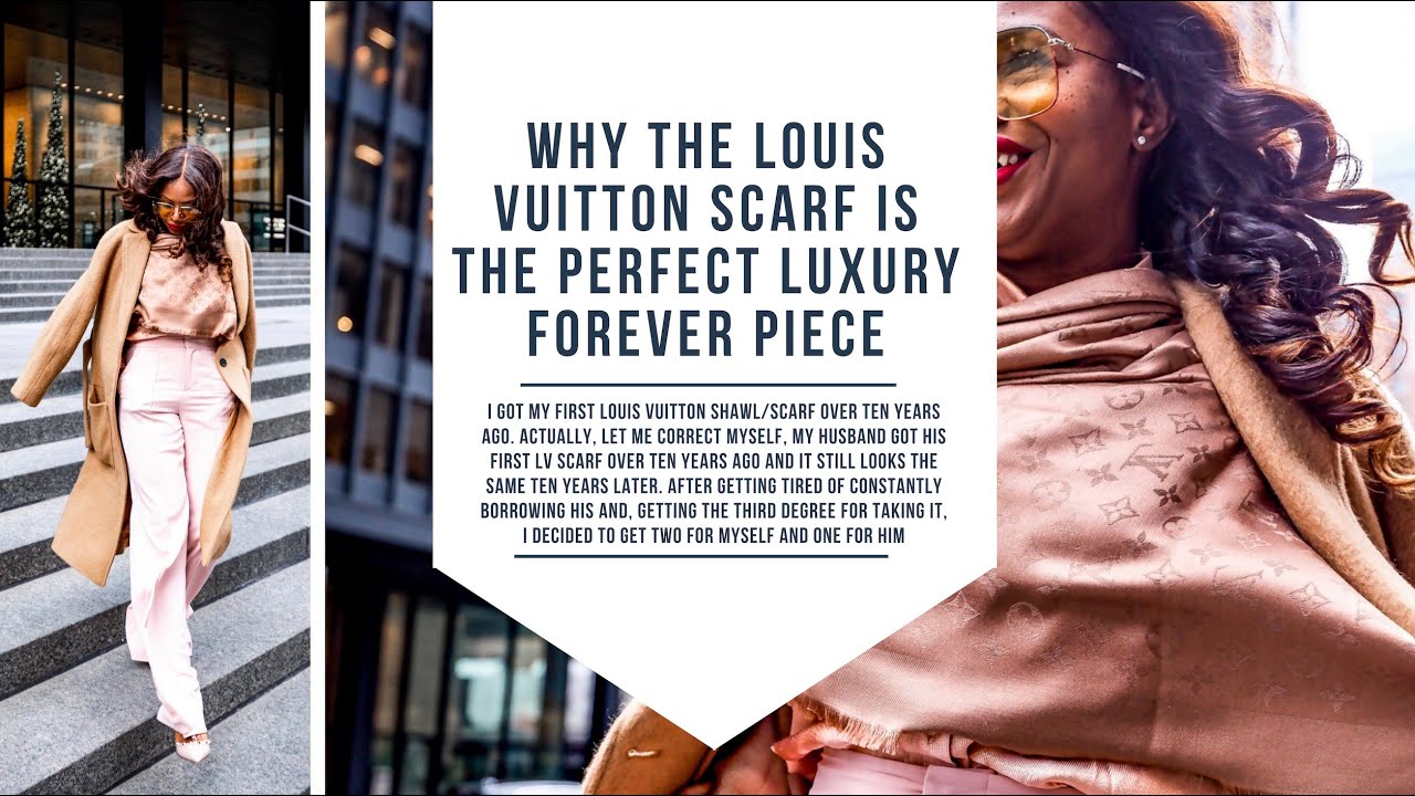 LV SCARF UNBOXING // WHY THE LOUIS VUITTON SCARF IS THE PERFECT LUXURY FOREVER PIECE