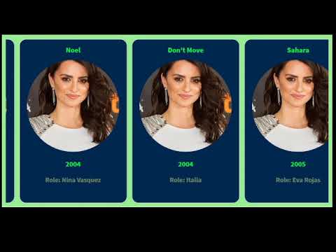 Movies List of Penélope Cruz from 1992 to 2021