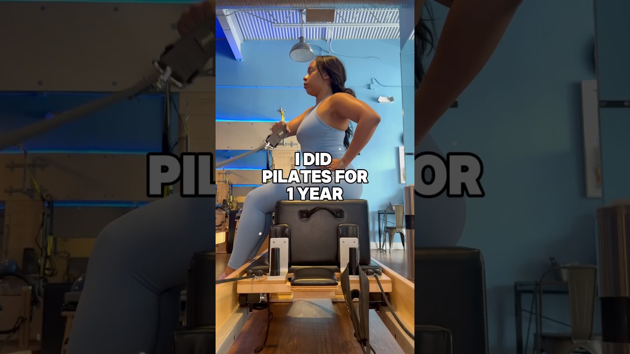 I did Pilates for an ENTIRE YEAR, here’s how my body drastically changed! #pilatesreformer #pilates