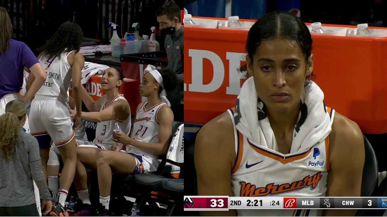 HEATED Teammates Taurasi & Skylar Diggins-Smith SEPARATED On Bench After Argument! | Phoenix Mercury