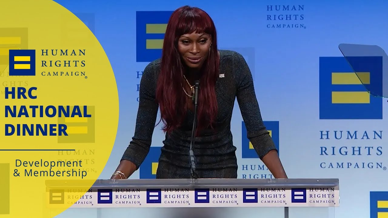Dominique Jackson at the 23rd Annual HRC National Dinner 2019
