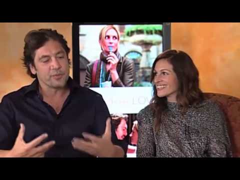 Julia Roberts & Javier Bardem at Eat Pray Love Press Junket (Video Ezy)