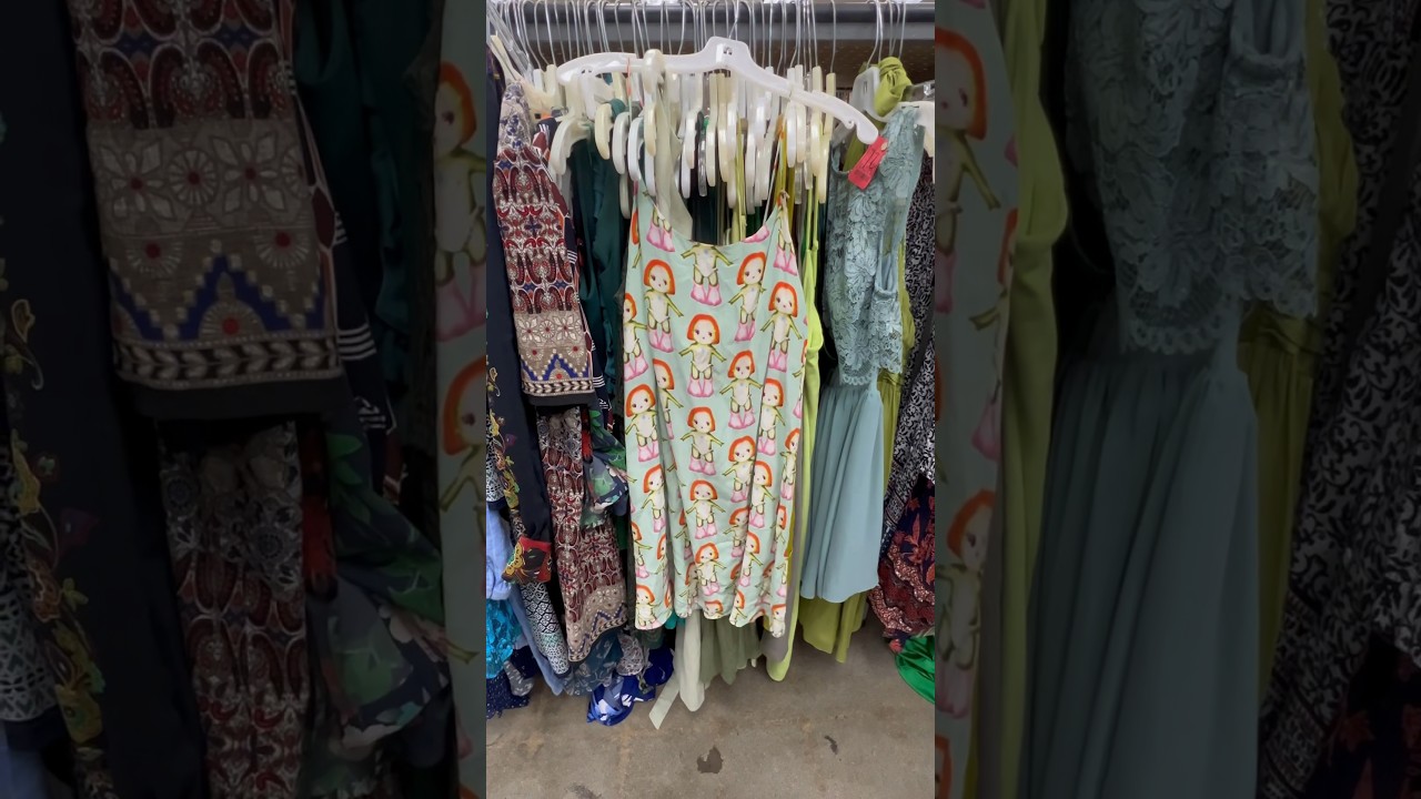 I found sandy Liang at the thrift store?! 😱 #thrifthaul #thrifted #thriftstorehaul #thrifting