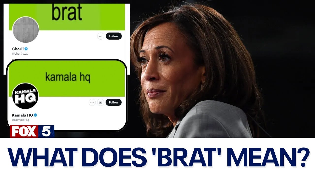 What does 'brat' mean, why are people calling VP Kamala Harris one?