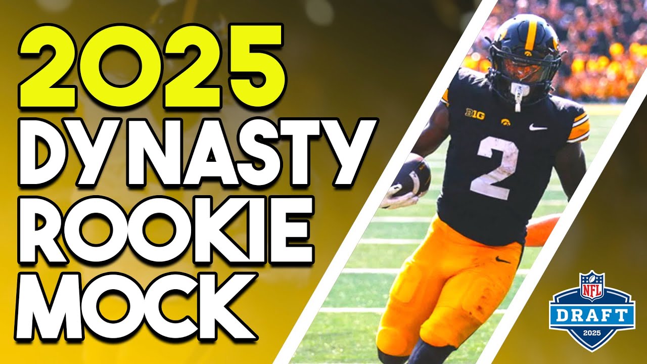 2025 Dynasty Rookie Mock Draft: 4-Round Superflex Breakdown with a TWIST!