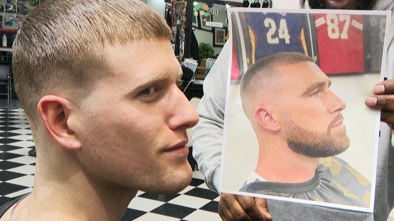 ‘Travis Kelce Haircut’ Requests Take Over Barber Shops