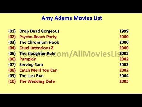 Amy Adams Movies List