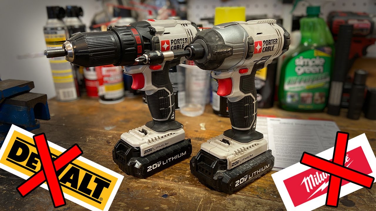 Is Porter Cable Better Than Milwaukee and Dewalt ?!? | 20V Max Drill Combo