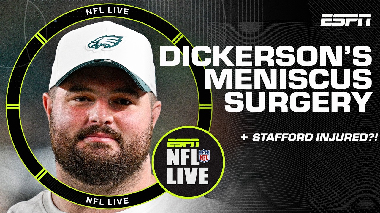 🚨BREAKING🚨 Eagles' Landon Dickerson undergoing minor procedure on meniscus | NFL Live