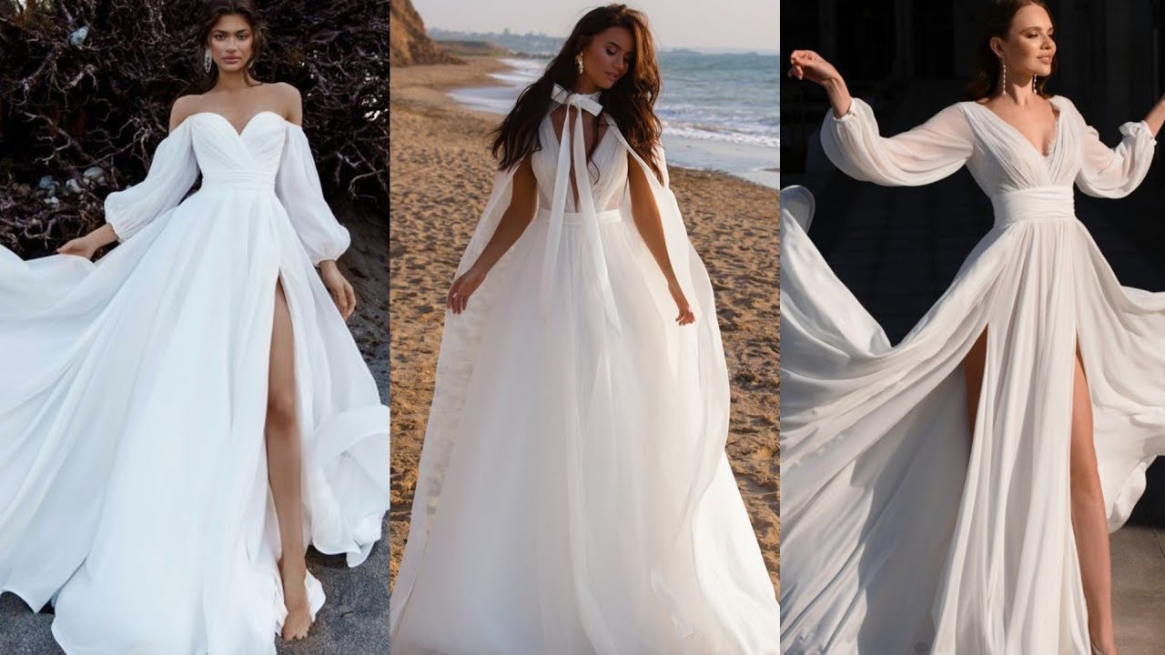 2022 Most Stunning Beach Wedding Dresses