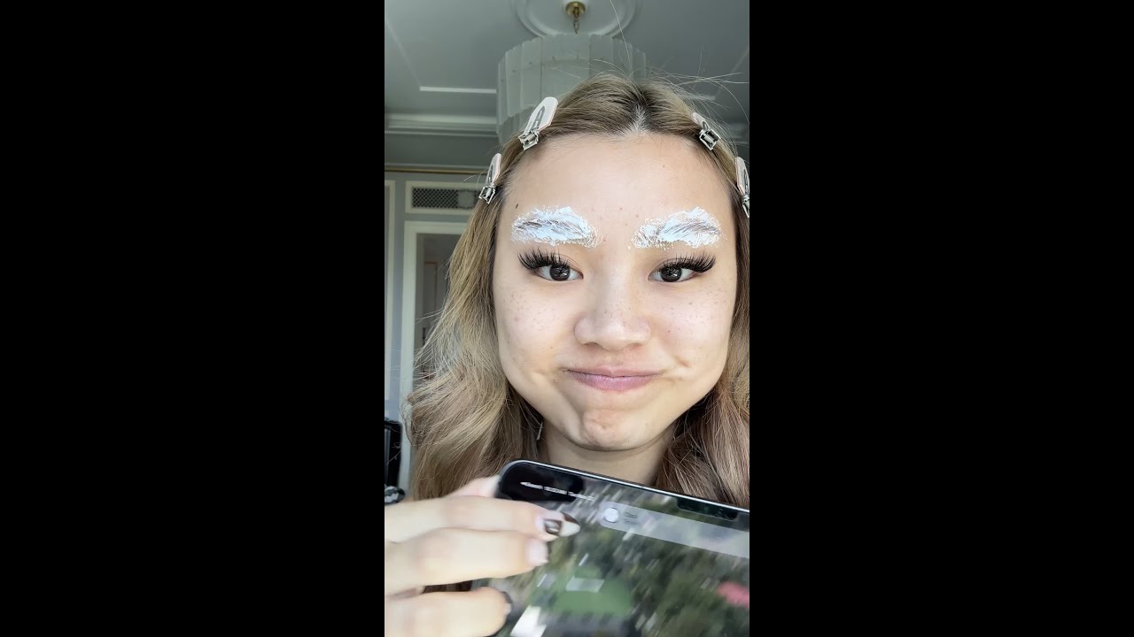 bleaching my eyebrows AGAIN