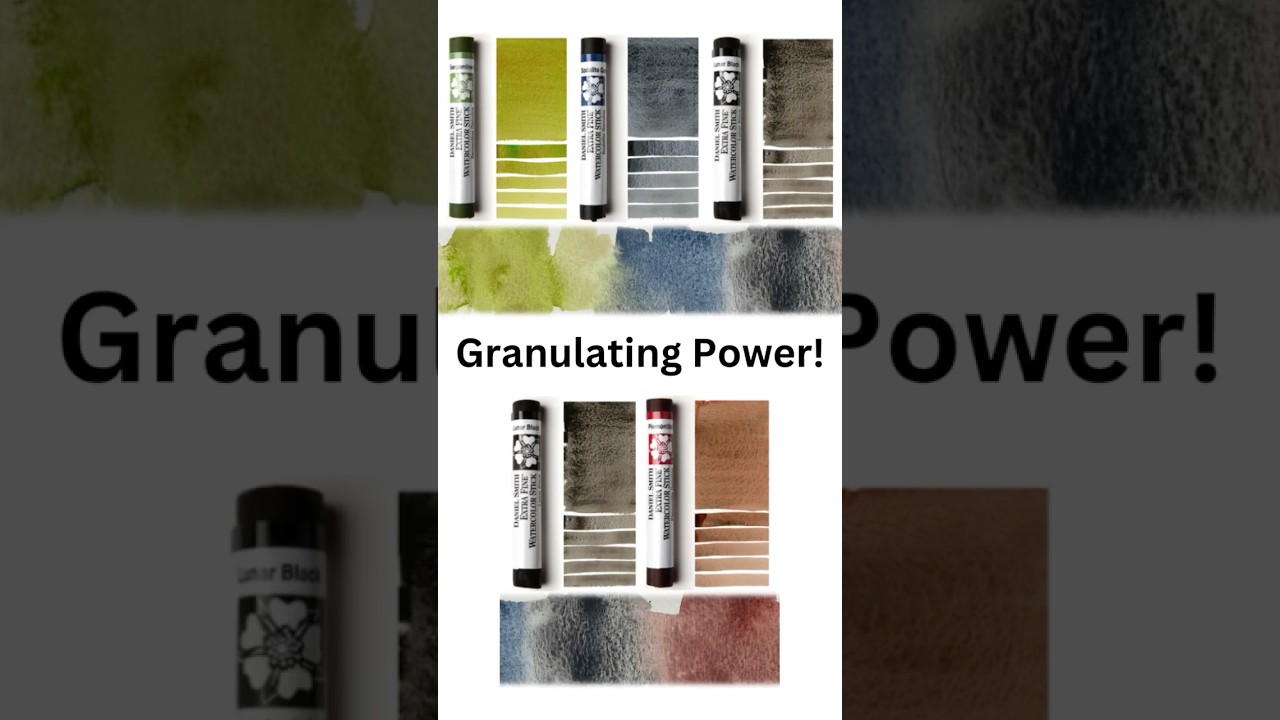 Watercolor Stick Set – Granulating Power!