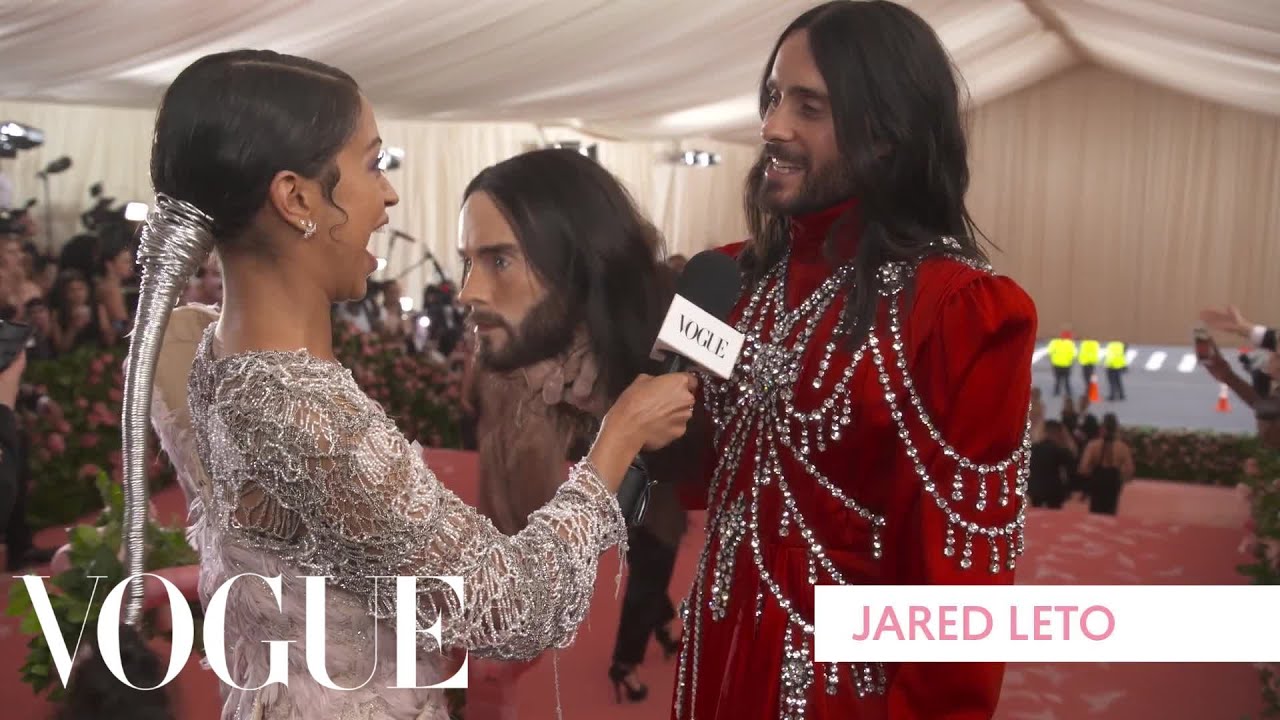 Jared Leto's Two-Headed Met Gala Look | Met Gala 2019 With Liza Koshy | Vogue